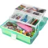 kreativní sada LEAN Toys Dětská kreativní sada v rozkládacím zeleném kufru