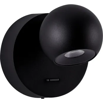 Nástěnné svítidlo Černé kovové nástěnné LED světlo Nova Luce Sfera