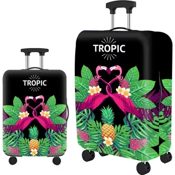 Příslušenství k zavazadlu Mendosína Obal na kufr Plameňáci L