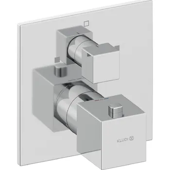Vodovodní baterie Kludi Decus vanová baterie pod omítku s termostatem chrom 548100575