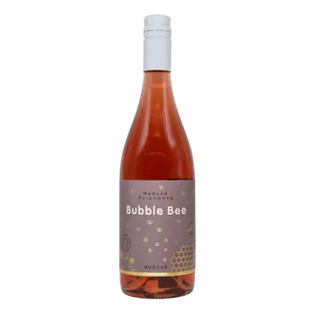 Medovina Apimed Medoví Frizzante Bubble Bee - růžový