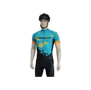 cyklistický dres Merida dres pánský Sport teal-oranžovo-černá vel. L