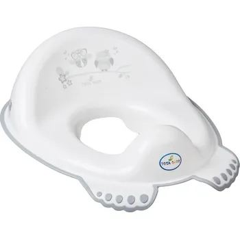 WC sedátko Dětské sedátko na WC protiskluzové Sova bílé