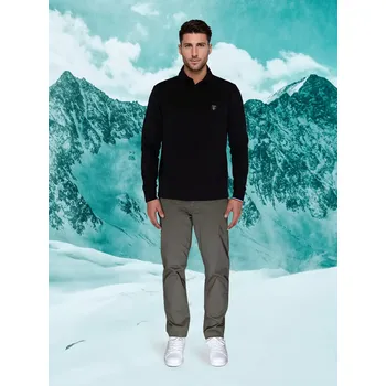 Pánské tričko Pánské polo tričko Lacroix Moron Polo ML Black