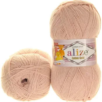 Galanterie Alize Cotton Gold 959 světlounce pudrová