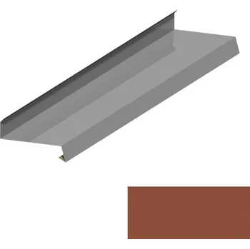 Střecha DEK Oplechování římsy RS200A PU&nbsp;50&nbsp;MAX MM133 cihlová