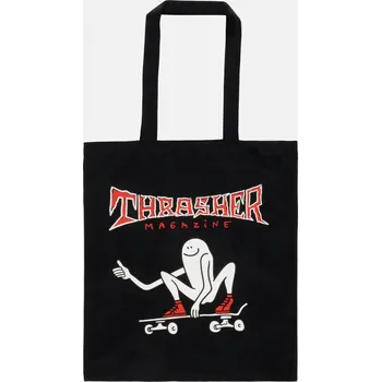 Nákupní taška Taška THRASHER "GONZ THUMBS UP" plátěná , černá