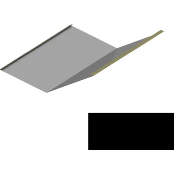 Střešní lemovaní Úžlabí RS500S-135 SP 25 RAL 9005 černá