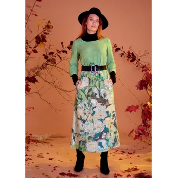 Dámské šaty Lněné 100% Lněné šaty Vincent Van Gogh Roses 1890 Velikost: EU 36