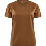 Běžecké tričko CRAFT PRO Trail SS - hnědé Velikost textilu: M 1913142-685000_M