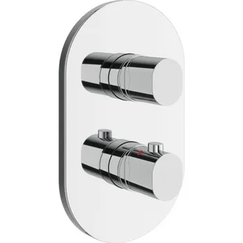 Vodovodní baterie Ravak Chrome II vanová baterie pod omítku s termostatem chrom X070455