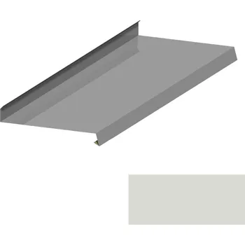Střecha Oplechování římsy RS312A SP&nbsp;25 RAL 9002 šedobílá