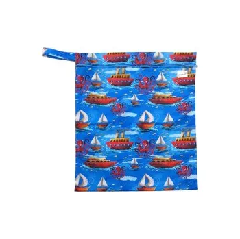 Pytel na pleny Pupus velký nepromokavý PUL pytel - Boats