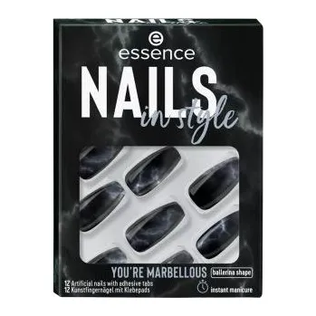 Essence Nails In Style umělé nehty 17 You're Marbellous, 12 ks