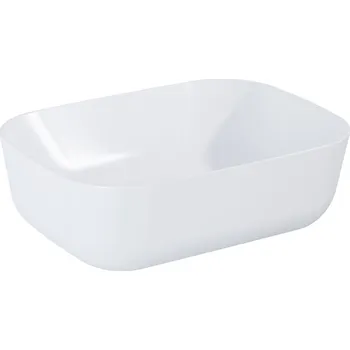 Elita Reni umyvadlo 45.5x32.5 cm obdélníkový na pult bílá RE040800038060