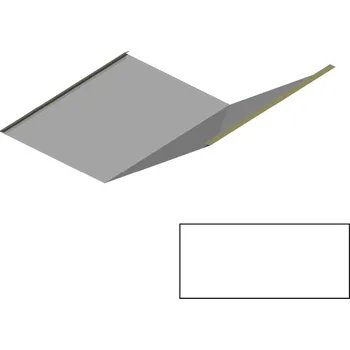 Střešní lemovaní Úžlabí RS625S-135 SP 25 RAL 9010 bílá