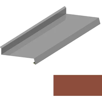 Střešní lemovaní DEK Oplechování římsy RS250S PU 50 MAX MM133 cihlová