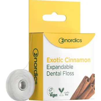 Zubní nit Dentální nit exotická skořice - Nordics - 30m