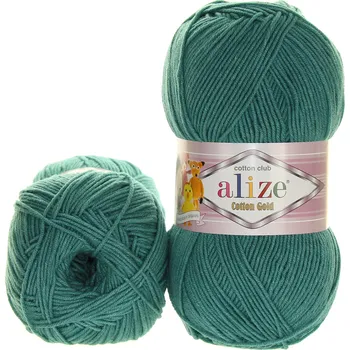 Galanterie Alize Cotton Gold 156 matně smaragdová