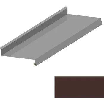 Střecha Oplechování římsy RS250S SP&nbsp;35&nbsp;TEX 2M15A hnědá
