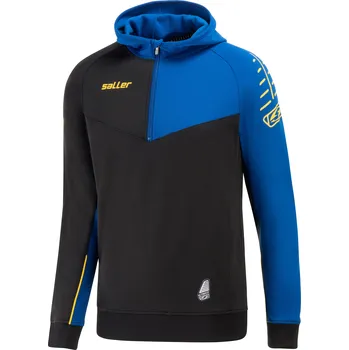 saller mikina s kapucí ULTIMATE BARVA: 371 černá-modrá-žlutá, Velikost: XS