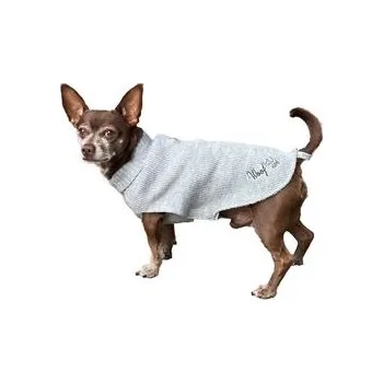 Obleček pro psa Svetr Woof pro psy šedý 25cm