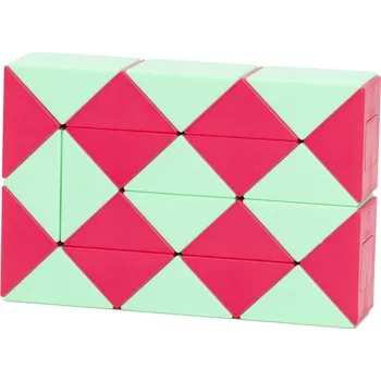 Hlavolam Had MonsterGo (24 segmentů) Zeleno-růžová