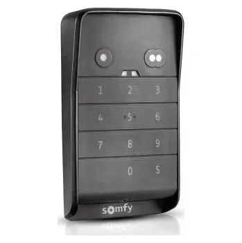 SOMFY KEYPAD 2 IO 1870918 7 x 12 Černá