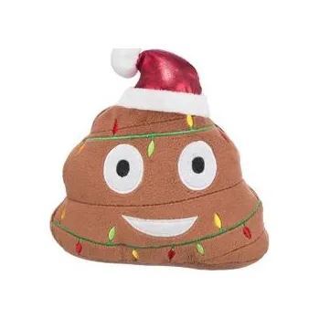 Hračka pro psa Vánoční hračka pes Xmas EMOTICON se zvukem plyš 17cmTR