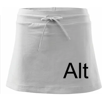 Dámská sukně Alt - Sportovní sukně - two in one - XS ( Bílá )