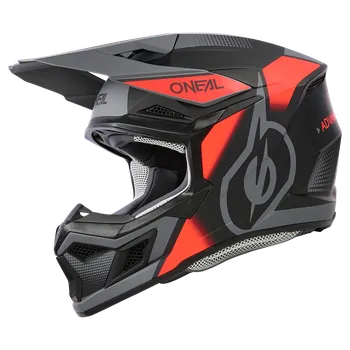 Helma na motorku ONEAL O´Neal přilba 3SRS VISION černá/červená/šedá Barva: černá/červená/šedá, Velikost: XS