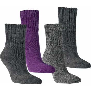 Dámské ponožky Dámské melírované teplé froté zdravotní ponožky RS 35-38 mix barev