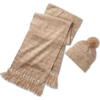 Šála Dámský set - šála a čepice Harley-Davidson béžová 97672-25VW