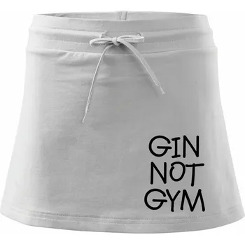 Dámská sukně Gin not Gym - Sportovní sukně - two in one - XS ( Bílá )
