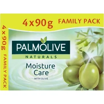Mýdlo Palmolive Naturals Moisture Care tuhé mýdlo 4 x 90g