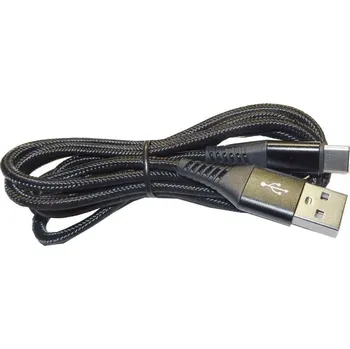 Datový kabel Kabel USB 2.0 konektor USB-A / USB-C 1,5m, opletený kabel