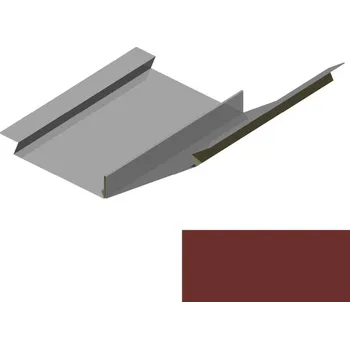 Střešní lemovaní Úžlabí RS725V-135-30 SP 25 RAL 3009 cihlově hnědá