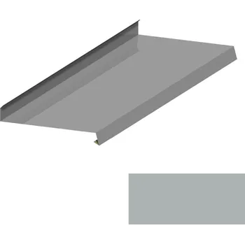 Střešní lemovaní Oplechování římsy RS312A SP 25 RAL 9007 tmavě stříbrná