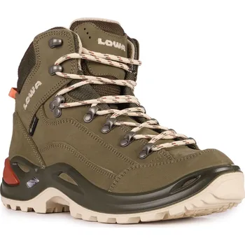 Dámská treková obuv Lowa Renegade GTX Mid W 3209459629 - grey green/panna 38