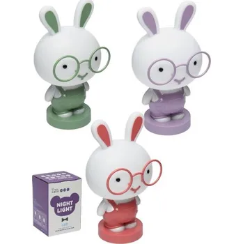 Lampička LED lampička zajíc, 27x16cm