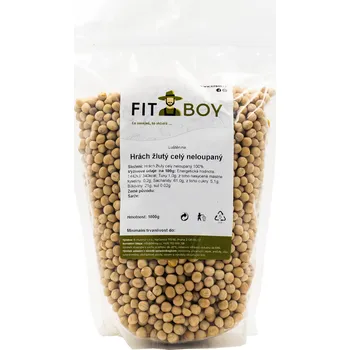 Příloha FITBOY Hrách žlutý celý neloupaný 1000g 1000g