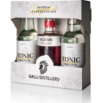 Dárkový potravinový koš GALLI DISTILLERY Dárkové balení RŮŽENÍN & TONIC