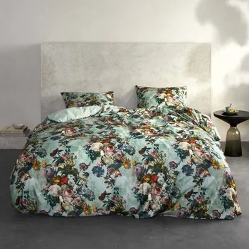 Povlečení Essenza | Luxusní povlečení Karli Mineral green 140x200, 70x90 - 100% bavlněný satén