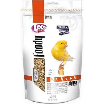 Krmivo pro ptáka Lolo Pets LOLO Foody kompletní krmivo pro kanárky 600 g