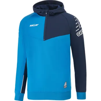 saller mikina s kapucí ULTIMATE BARVA: 131 světle modrá-tmavě modrá-bílá, Velikost: XXS