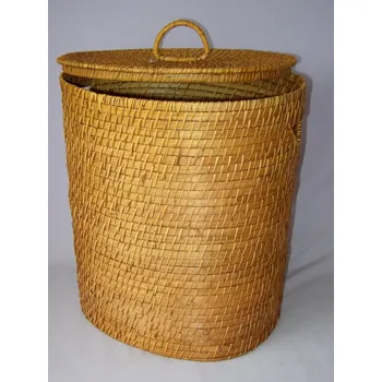 Koš na prádlo Koš prádelní ratanový oválný