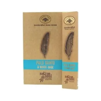 Vonná tyčinka Räucherstäbchen Green Tree Native Soul Smudge "Palo Santo & White Sage" 15gr. (8 Sticks) (FR)