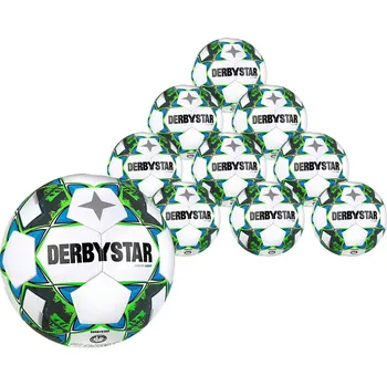 Fotbalový míč DERBYSTAR (SELECT) DERBYSTAR Junior Light v23 Paket 10 míčů Velikost: 5 – zvýhodněný set 10 lehkých míčů pro mládež