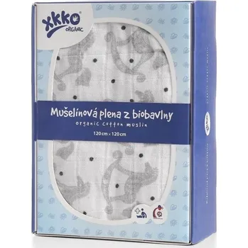 Plena Velká plena ORGANIC, Stříbrný koník, 120x120cm (120x 120cm)