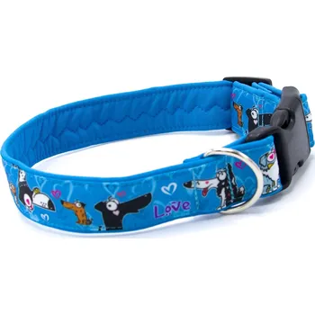 Obojek pro psa Pamlskový Ráj Obojek pro psa - love Barva: tyrkysová